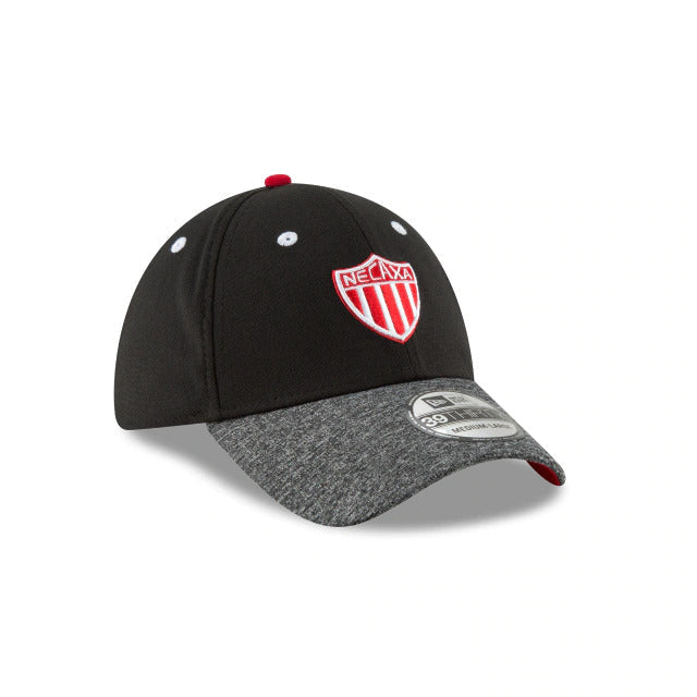 New Era Necaxa 39Thirty Flex Fit Hat-Black/Grey product image 3, provided for visual reference and product detail review