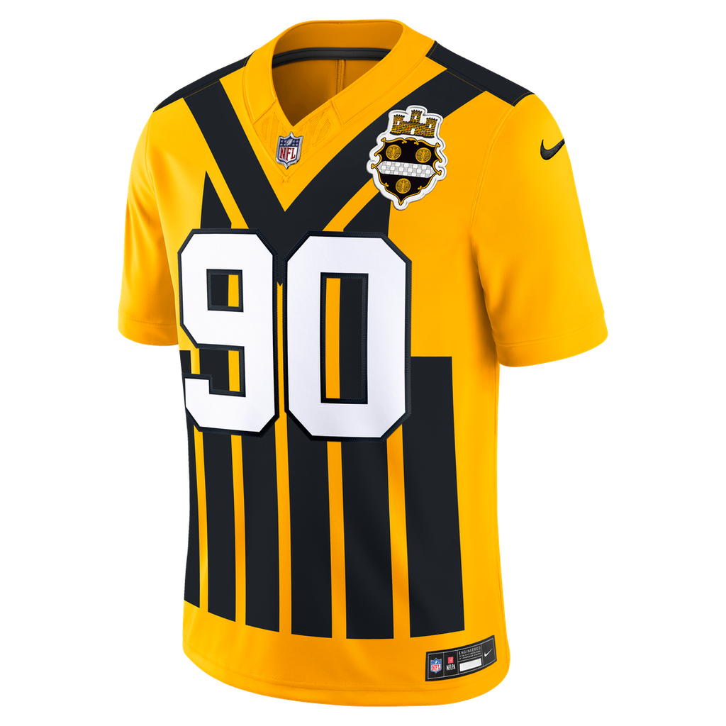 Pittsburgh Steelers T.J. Watt Nike Gold Alternate Vapor product image 2