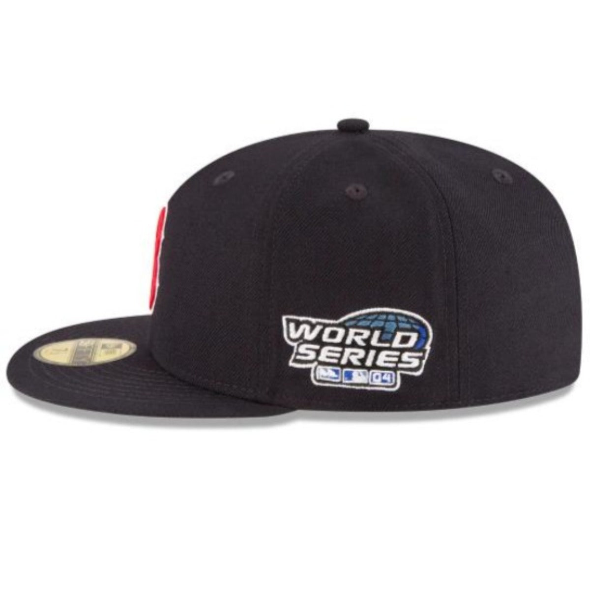Boston Red Sox 2004 World Series Patch Collection 59Fifty Fitted-Navy/Red product image 4, provided for visual reference and