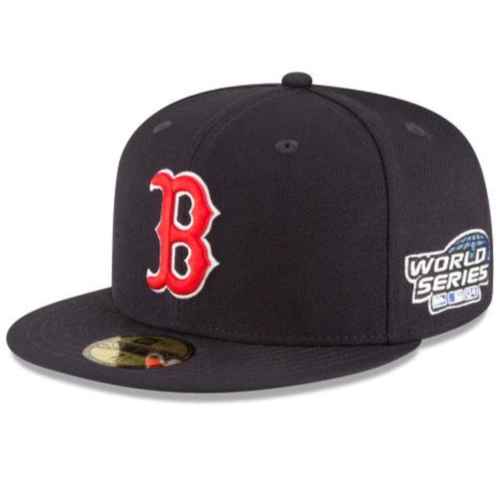 Boston Red Sox 2004 World Series Patch Collection 59Fifty Fitted-Navy/Red product image 1, provided for visual reference and