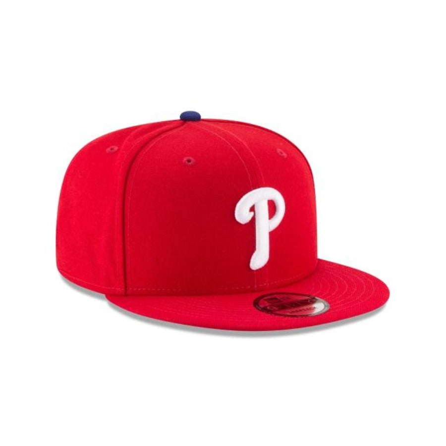 Philadelphia Phillies HOME AUTHENTIC MLB 9Fifty Snapback-RED product image 3, provided for visual reference and product