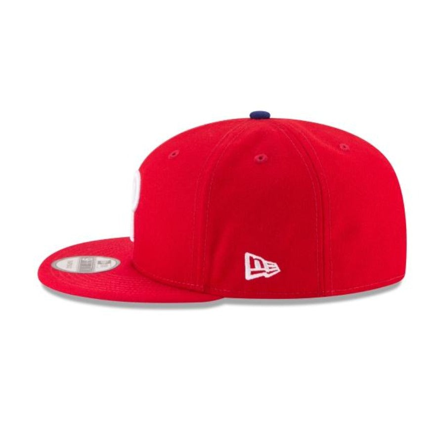 Philadelphia Phillies HOME AUTHENTIC MLB 9Fifty Snapback-RED product image 5, provided for visual reference and product