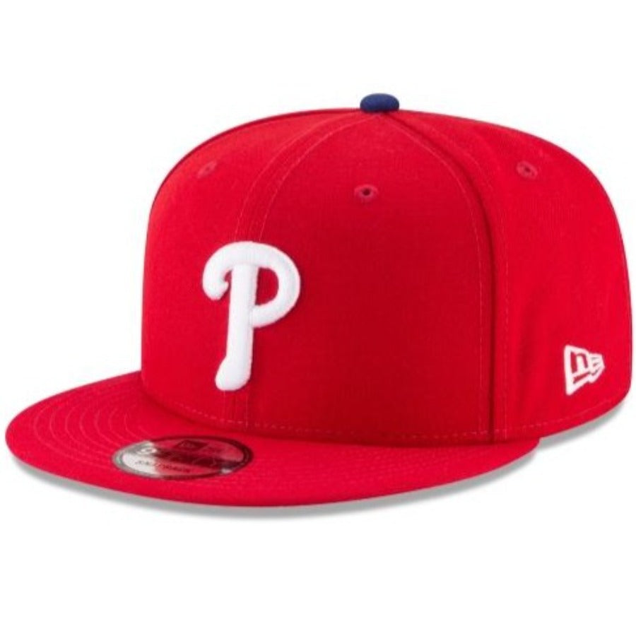 Philadelphia Phillies HOME AUTHENTIC MLB 9Fifty Snapback-RED product image 1, provided for visual reference and product