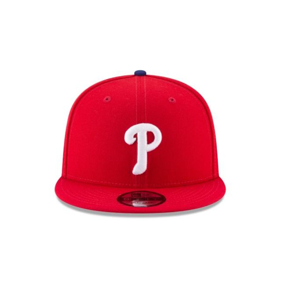 Philadelphia Phillies HOME AUTHENTIC MLB 9Fifty Snapback-RED product image 2, provided for visual reference and product