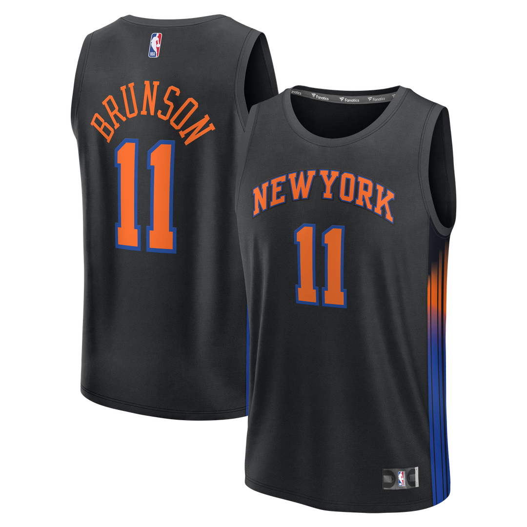 New York Knicks Jalen Brunson Fanatics Fast Break Jersey product image 1
