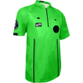 Official Sports Men USSF Pro Referee Jersey S/S-Green product image 1, provided for visual reference and product detail