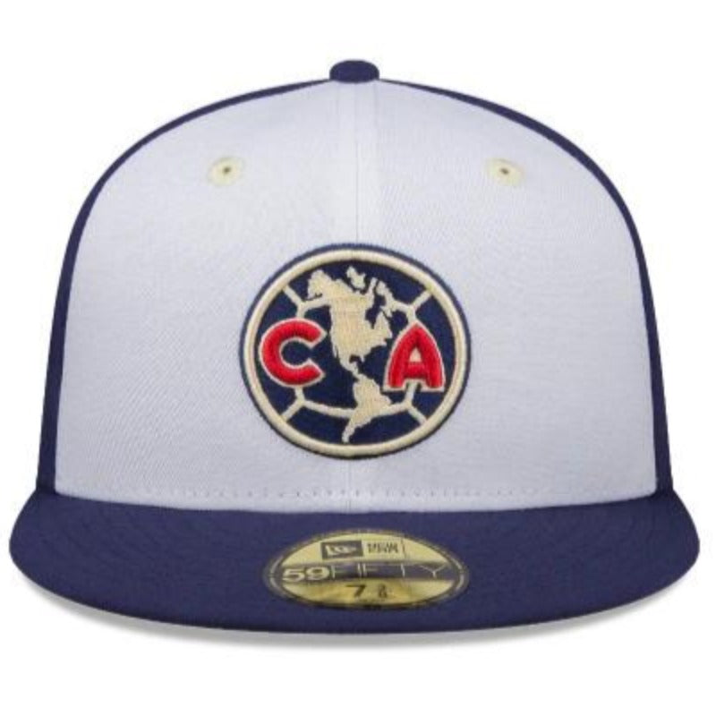 New Era Club America 59Fitted Hat-Navy/White product image 2, provided for visual reference and product detail review