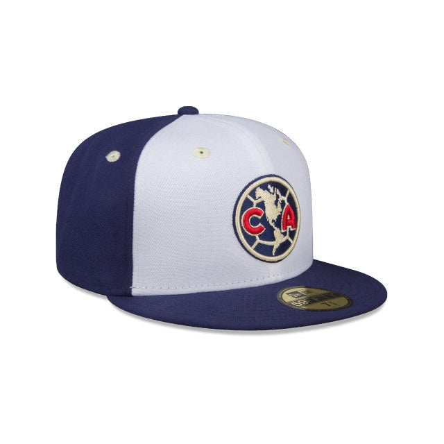 New Era Club America 59Fitted Hat-Navy/White product image 3, provided for visual reference and product detail review