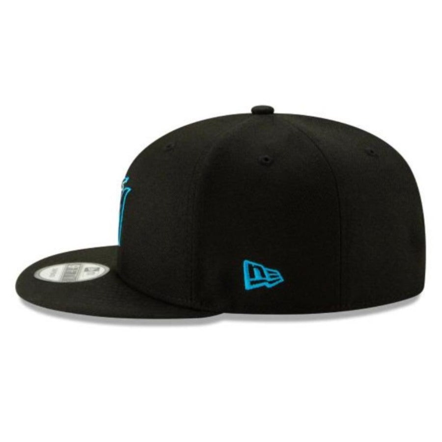 New Era Miami Marlins Team Color Basic 9FIFTY Snapback-Black product image 5, provided for visual reference and product
