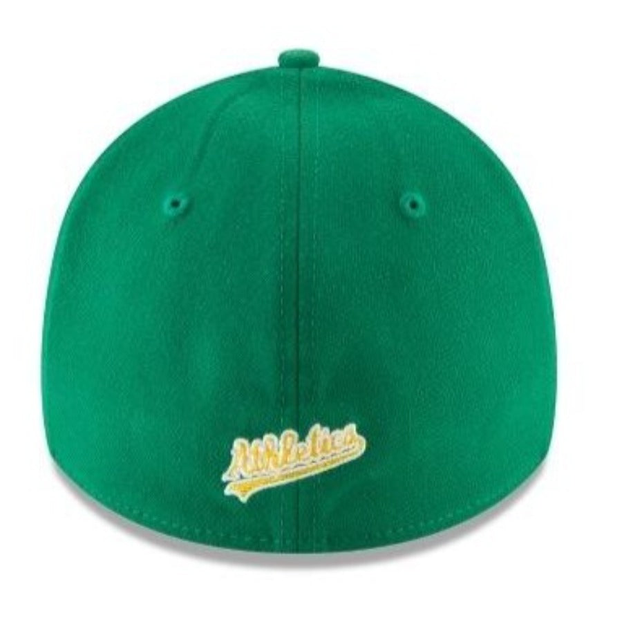 New Era Men Oakland A's 39Thirty Team Classic Stretch Fit- Kelly green product image 4, provided for visual reference and