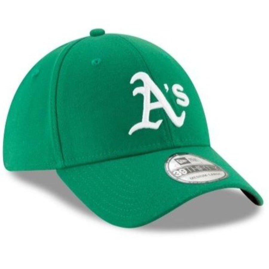 New Era Men Oakland A's 39Thirty Team Classic Stretch Fit- Kelly green product image 1, provided for visual reference and