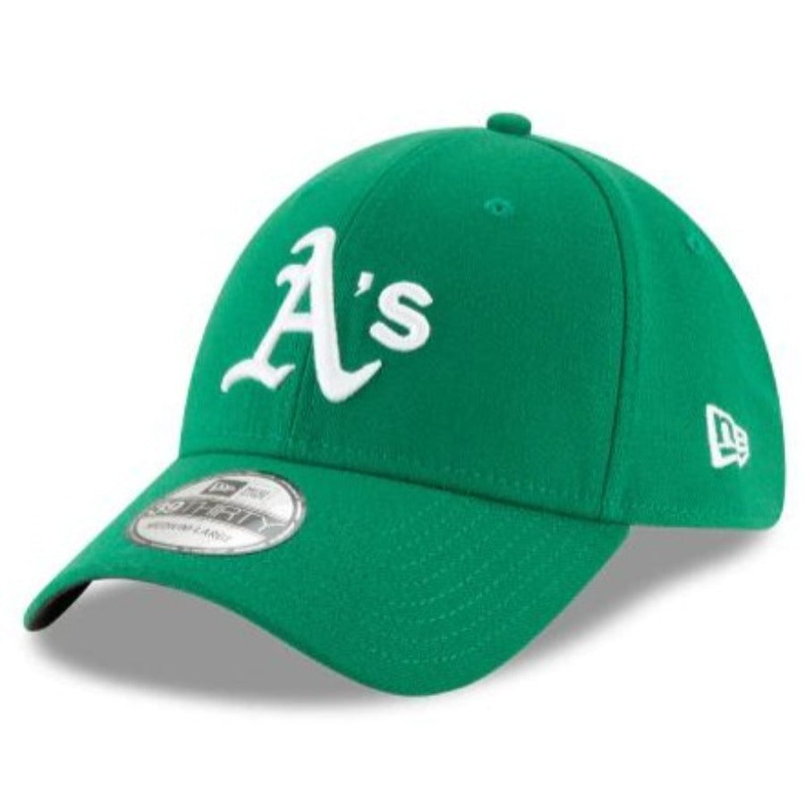 New Era Men Oakland A's 39Thirty Team Classic Stretch Fit- Kelly green product image 2, provided for visual reference and