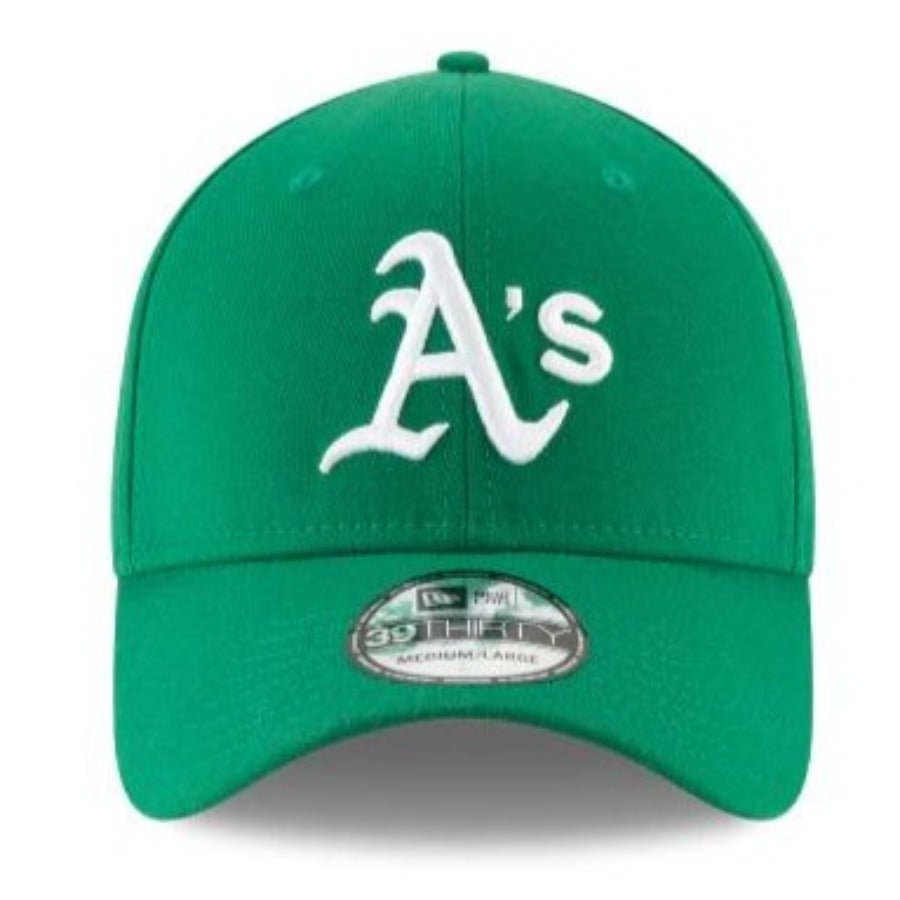 New Era Men Oakland A's 39Thirty Team Classic Stretch Fit- Kelly green product image 3, provided for visual reference and
