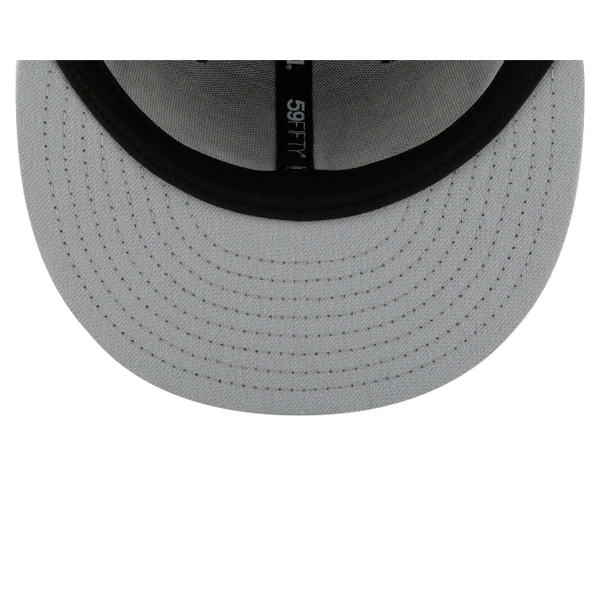 New Era Atlanta Braves Basic Collection 59Fifty -Grey/Black product image 6, provided for visual reference and product