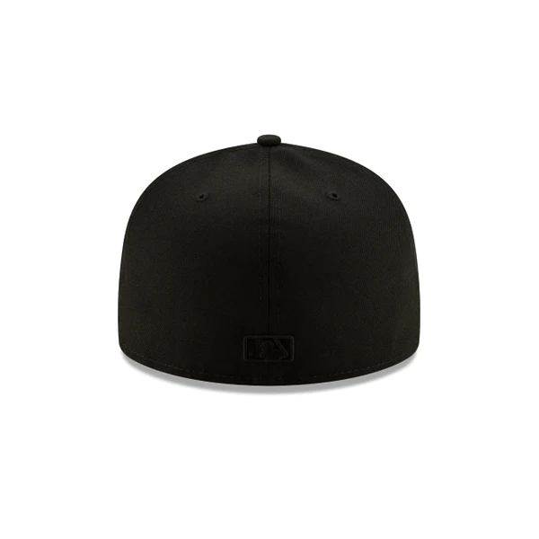San Diego Padres New Era Basic Collection Fitted 59Fifty-Black On Black product image 3, provided for visual reference and