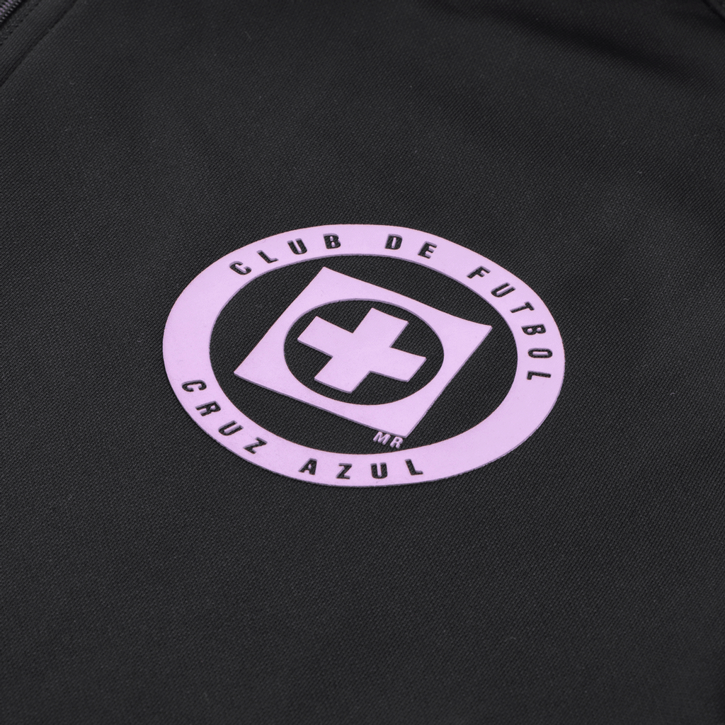 Joma Cruz Azul 1/4 Zip Training Track Jacket-Black product image 3, provided for visual reference and product detail review