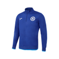 Joma Cruz Azul 1/4 Zip Training Track Jacket-Royal product image 1, provided for visual reference and product detail review