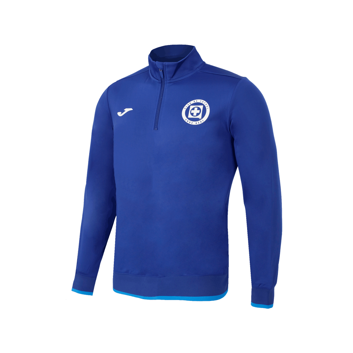 Joma Cruz Azul 1/4 Zip Training Track Jacket-Royal product image 1, provided for visual reference and product detail review