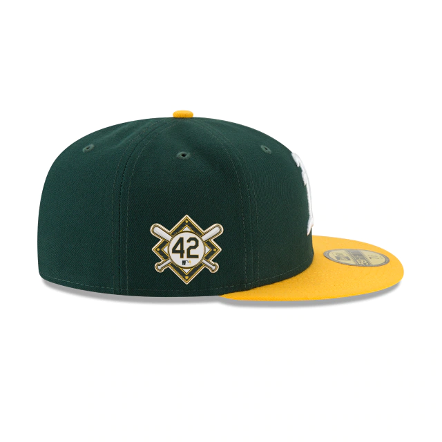 New Era Oakland Athletics Jackie Robinson Day 59Fifty Fitted product image 2, provided for visual reference and product