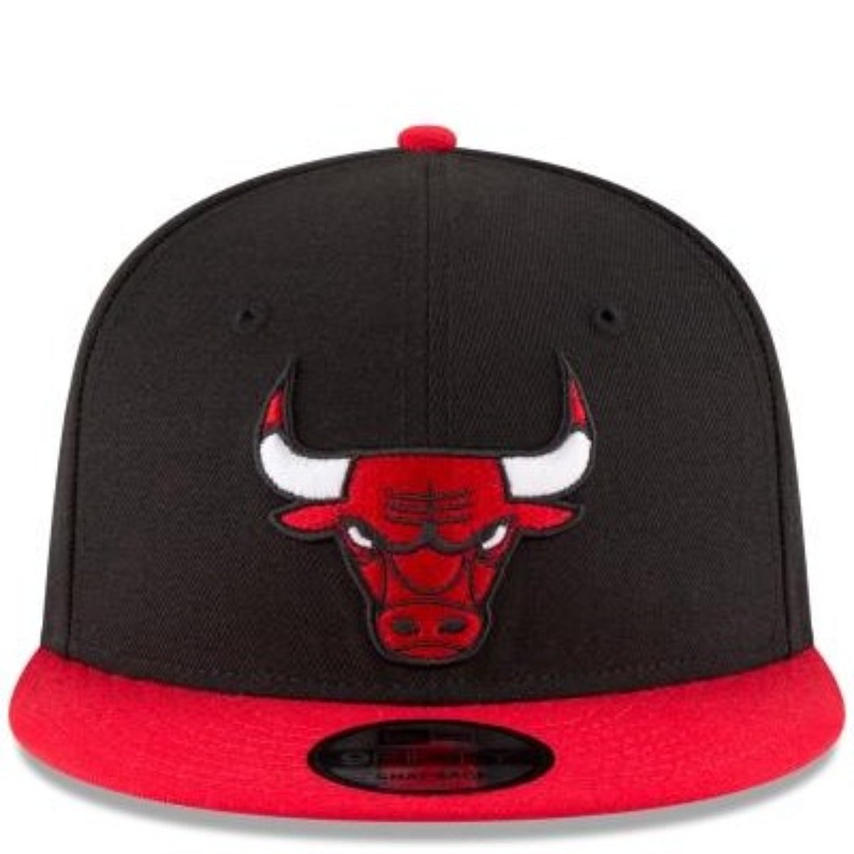 CHICAGO BULLS NEW ERA 2TONE OTC BLACK 9FIFTY Snapback-BLACK/RED product image 2, provided for visual reference and product