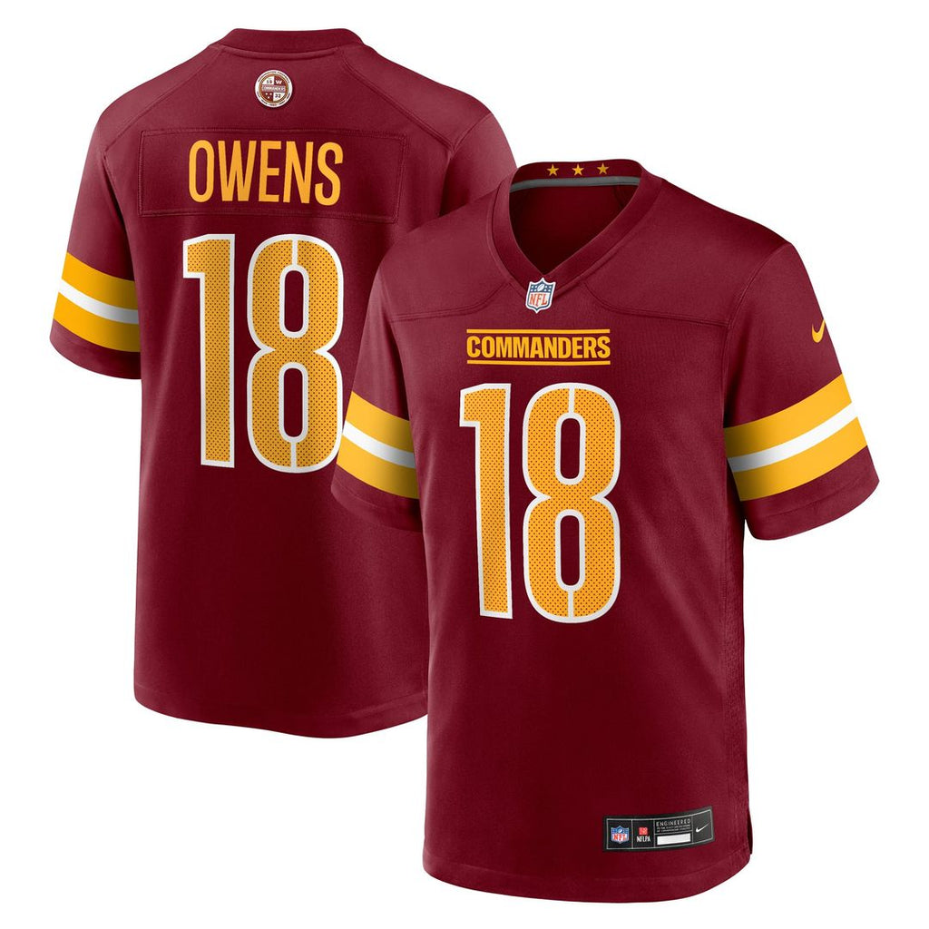 Washington Commanders Tyler Owens Nike Burgundy Game Jersey product image 1