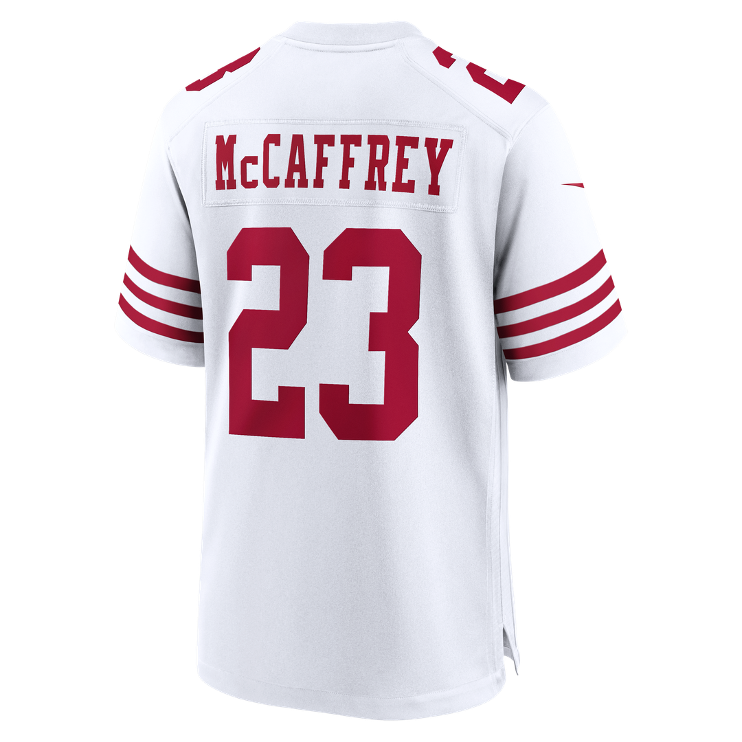 San Francisco 49ers Christian McCaffrey Nike White 80th product image 3
