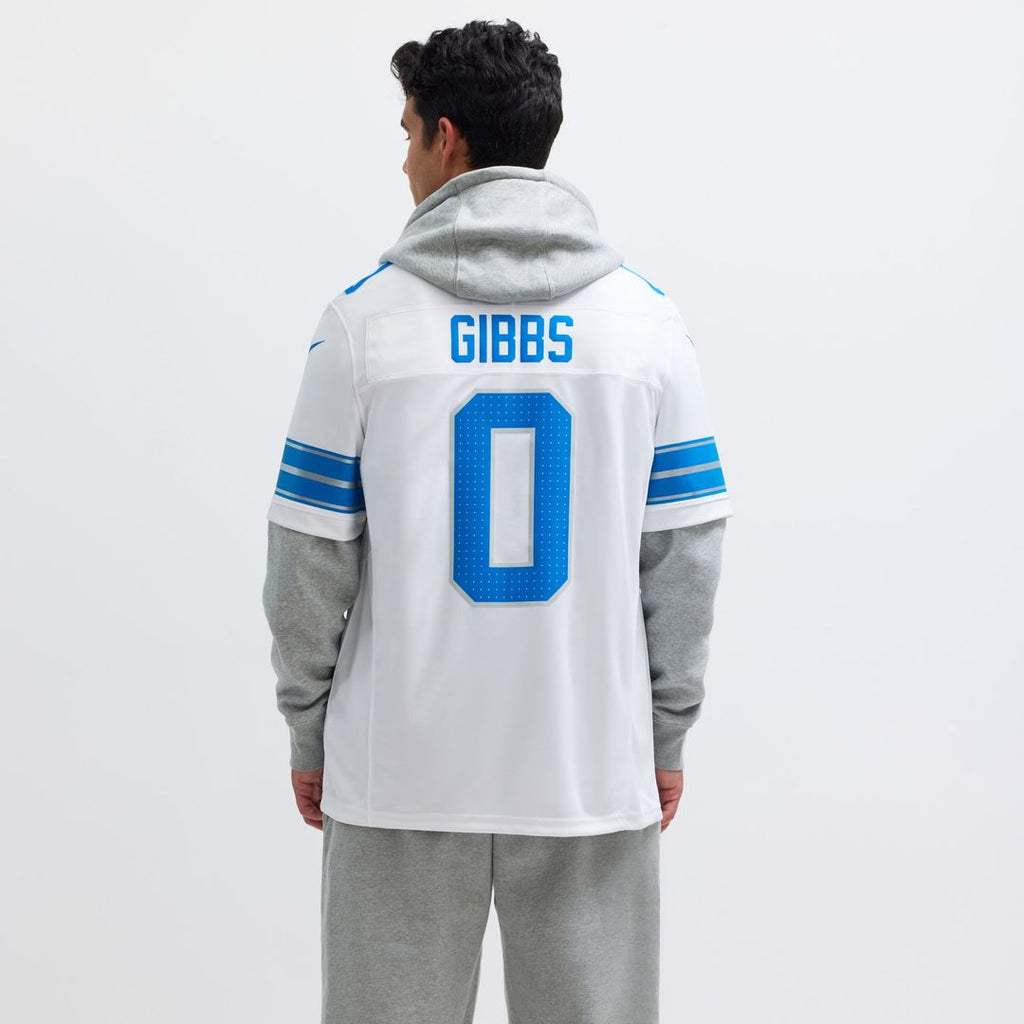Detroit Lions Jahmyr Gibbs Nike White Vapor FUSE Limited product image 5