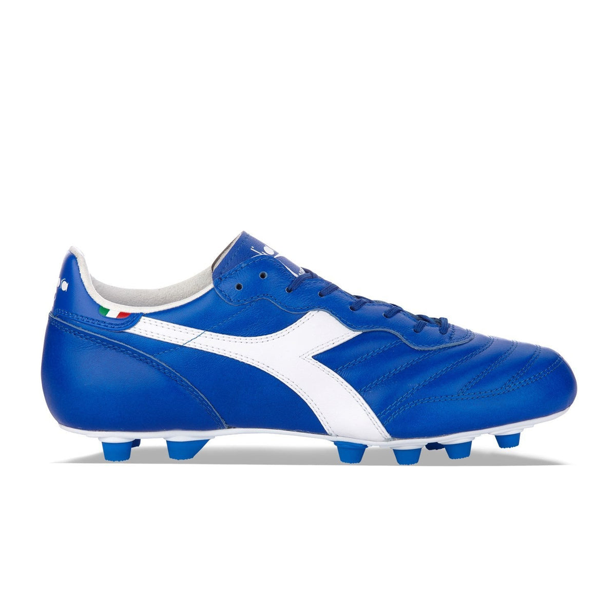 Diadora Brasil Italy LT MDPU FG - Royal/White product image 4, provided for visual reference and product detail review