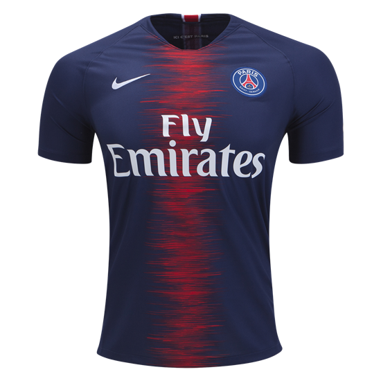 Nike Paris Saint-Germain Home Stadium Jersey 18/19 product image 2, provided for visual reference and product detail review