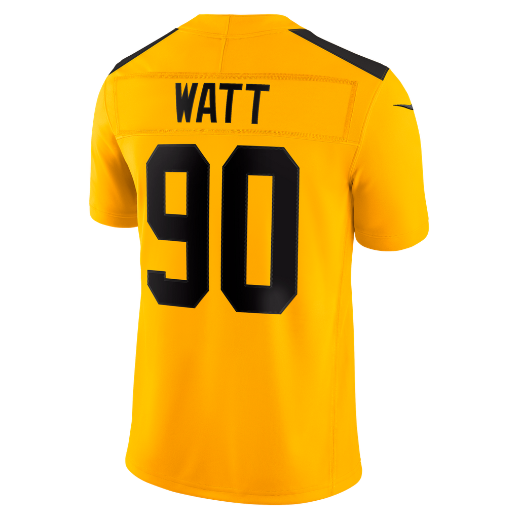 Pittsburgh Steelers T.J. Watt Nike Gold Alternate Vapor product image 6