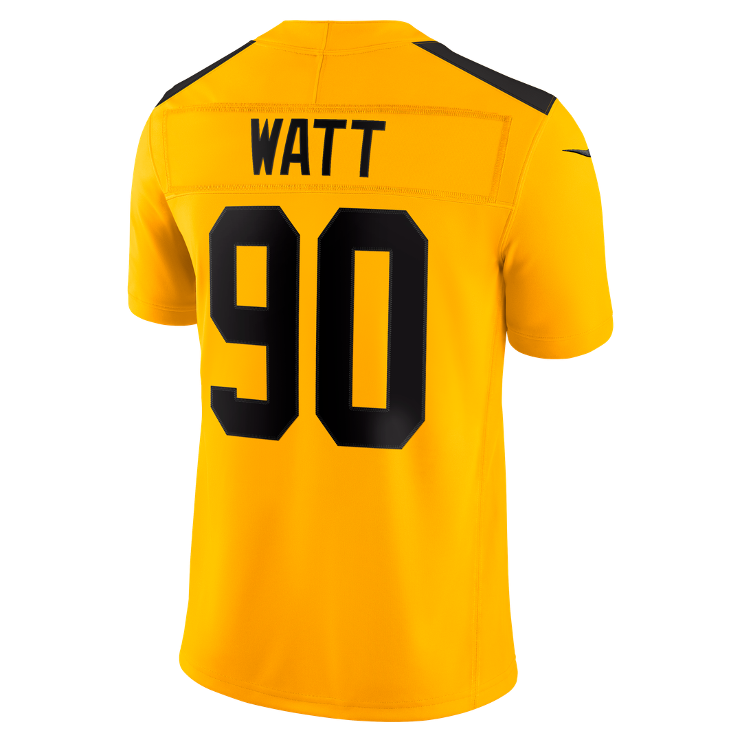 Pittsburgh Steelers T.J. Watt Nike Gold Alternate Vapor product image 6