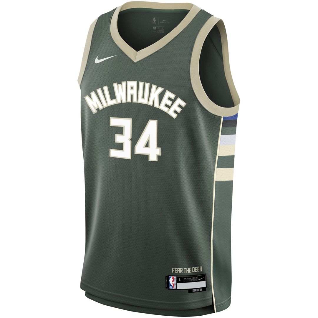 Milwaukee Bucks Giannis Antetokounmpo Nike Youth Swingman product image 2