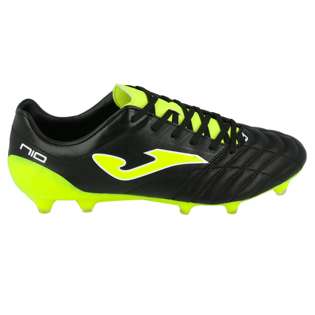Joma Number 10 Pro 811 FG Black/Yellow product image 8, provided for visual reference and product detail review
