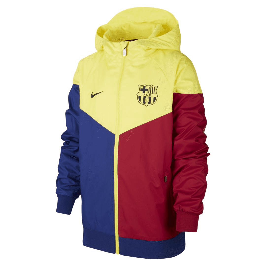 Nike Youth FC Barcelona Windrunner product image 2, provided for visual reference and product detail review