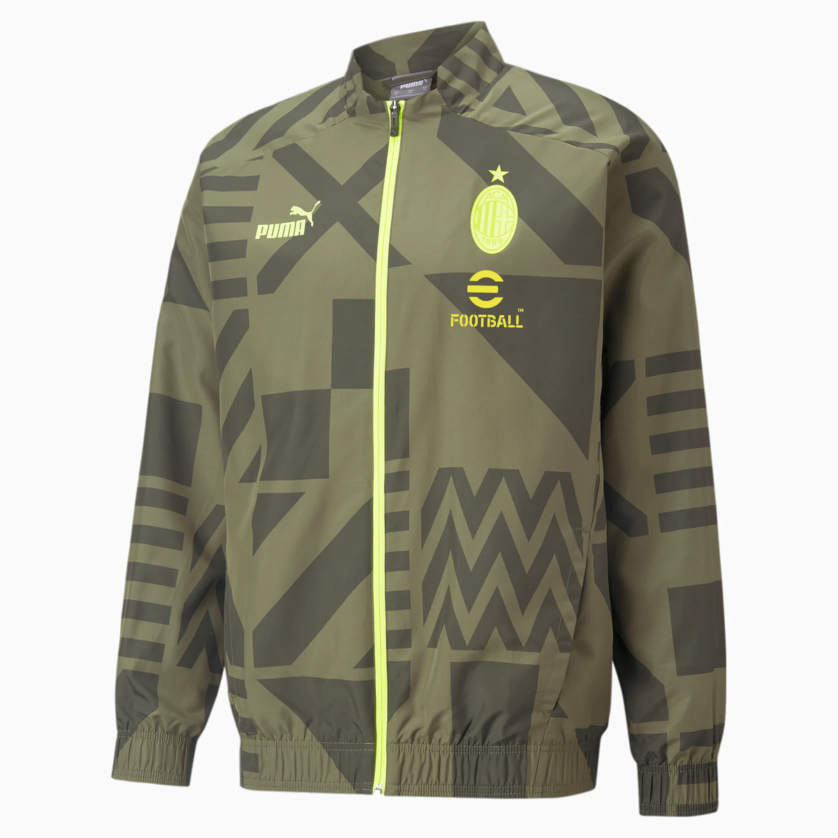 Ac Milan Prematch Football Jacket Men product image 1, provided for visual reference and product detail review
