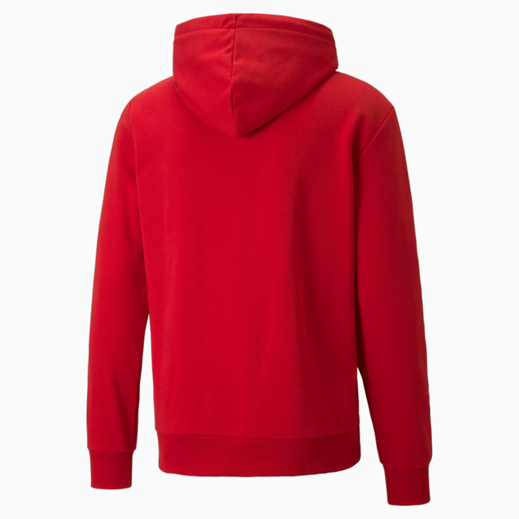 PUMA A.C. Milan Men Hoodie BLACK/RED product image 2, provided for visual reference and product detail review