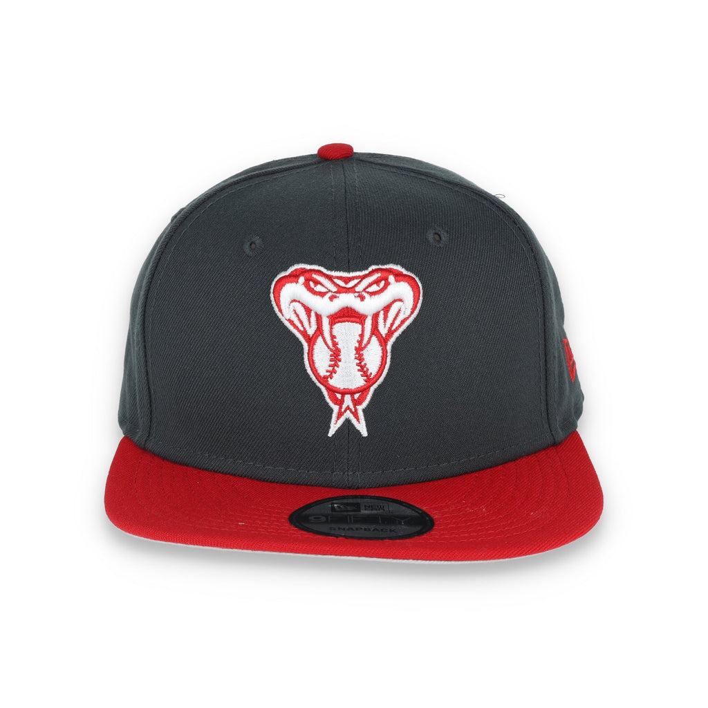 New Era Arizona Diamondbacks 2-Tone Color Pack 9FIFTY Snapback Hat - Grey/Scarlet product image 2, provided for visual