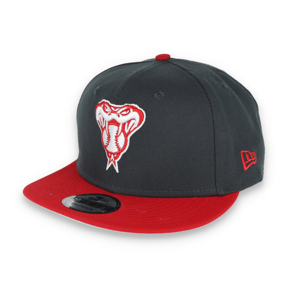 New Era Arizona Diamondbacks 2-Tone Color Pack 9FIFTY Snapback Hat - Grey/Scarlet product image 3, provided for visual