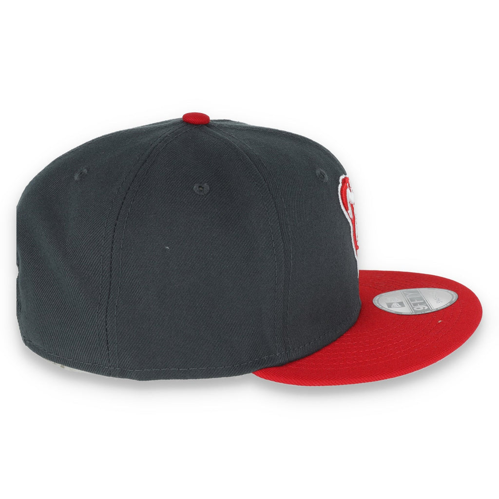 New Era Arizona Diamondbacks 2-Tone Color Pack 9FIFTY Snapback Hat - Grey/Scarlet product image 6, provided for visual