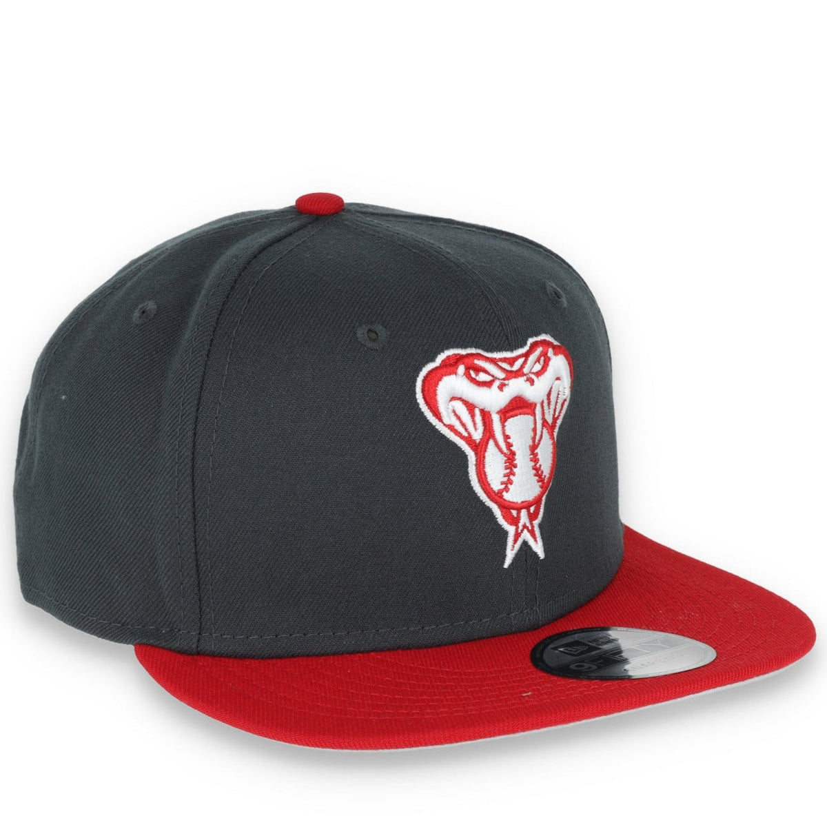 New Era Arizona Diamondbacks 2-Tone Color Pack 9FIFTY Snapback Hat - Grey/Scarlet product image 1, provided for visual