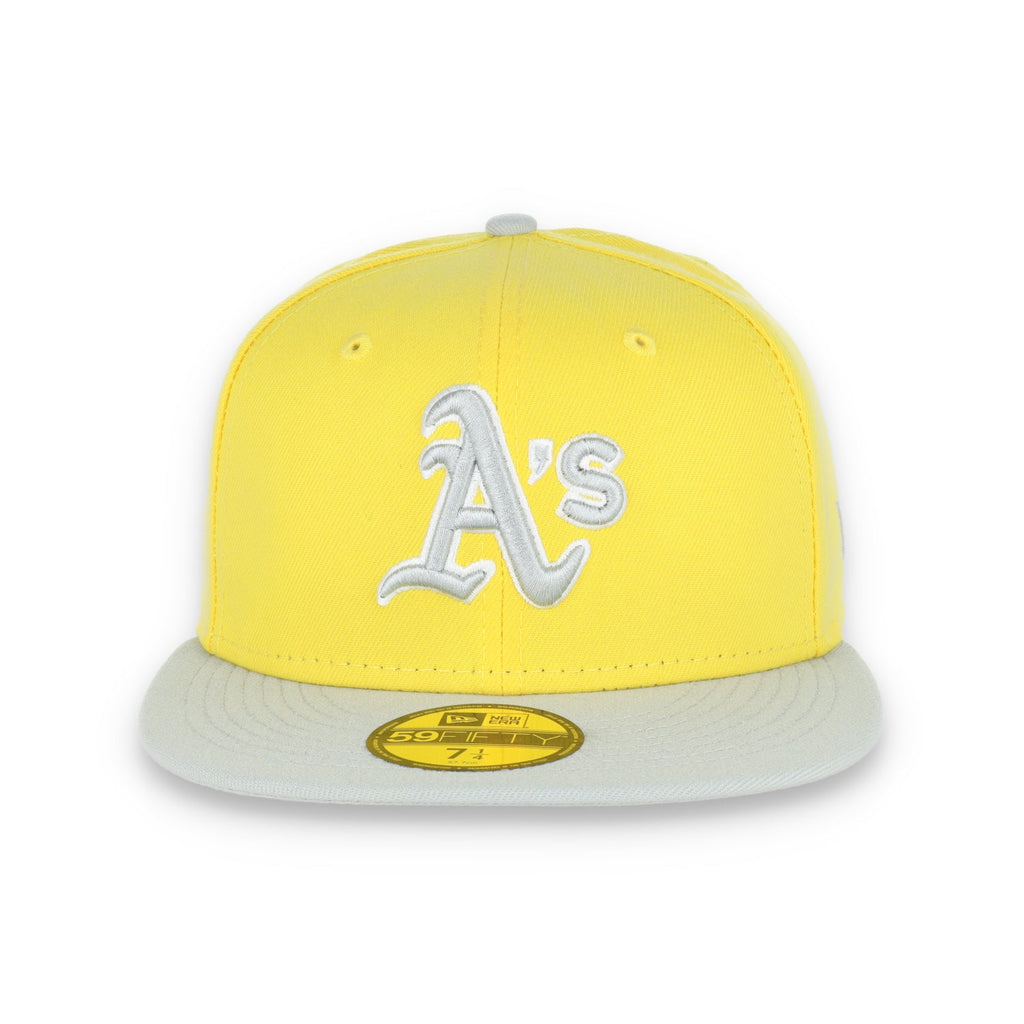 New Era Oakland Athletics 59Fifty Color Pack-Yellow/Grey product image 1, provided for visual reference and product detail