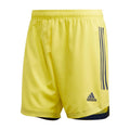 Adidas Men Condivo 20 Goalkeeper Short - Yellow/Nevy product image 1, provided for visual reference and product detail review