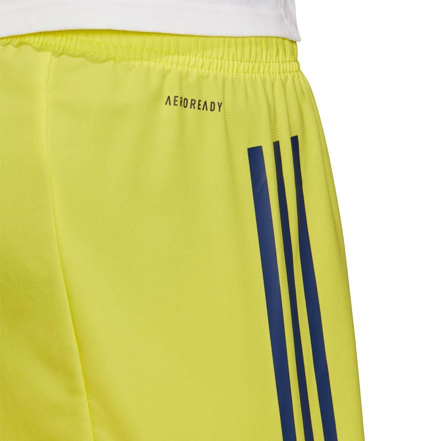 Adidas Men Condivo 20 Goalkeeper Short - Yellow/Nevy product image 3, provided for visual reference and product detail review