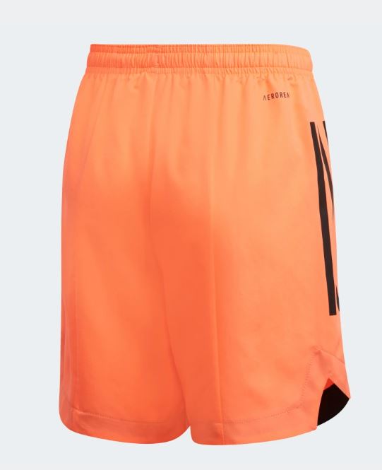Adidas Youth Condivo 20 Goalkeeper Short - SALMON/BLACK product image 2, provided for visual reference and product detail