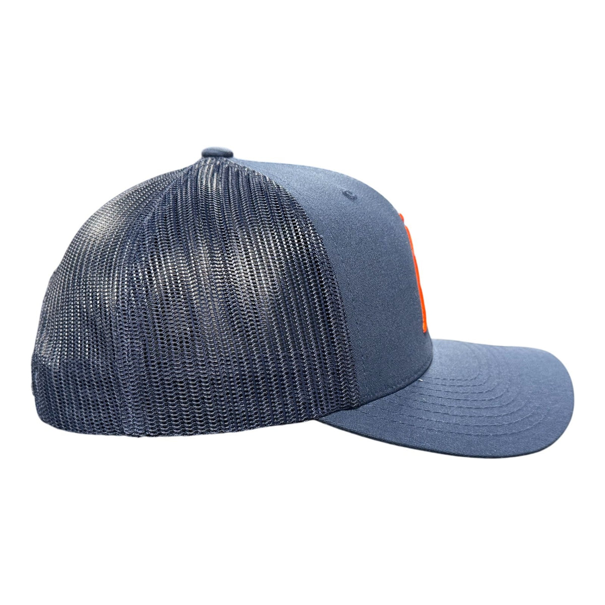 Air Caleb Navy Mesh Back Hat by Obvious Shirts product image 3, provided for visual reference and product detail review