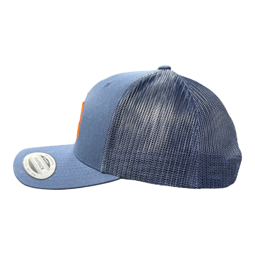 Air Caleb Navy Mesh Back Hat by Obvious Shirts product image 5, provided for visual reference and product detail review
