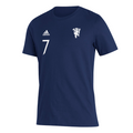 ADIDAS MANCHESTER UNITED RONALDO #7 PLAYER T-Shirt product image 1, provided for visual reference and product detail review