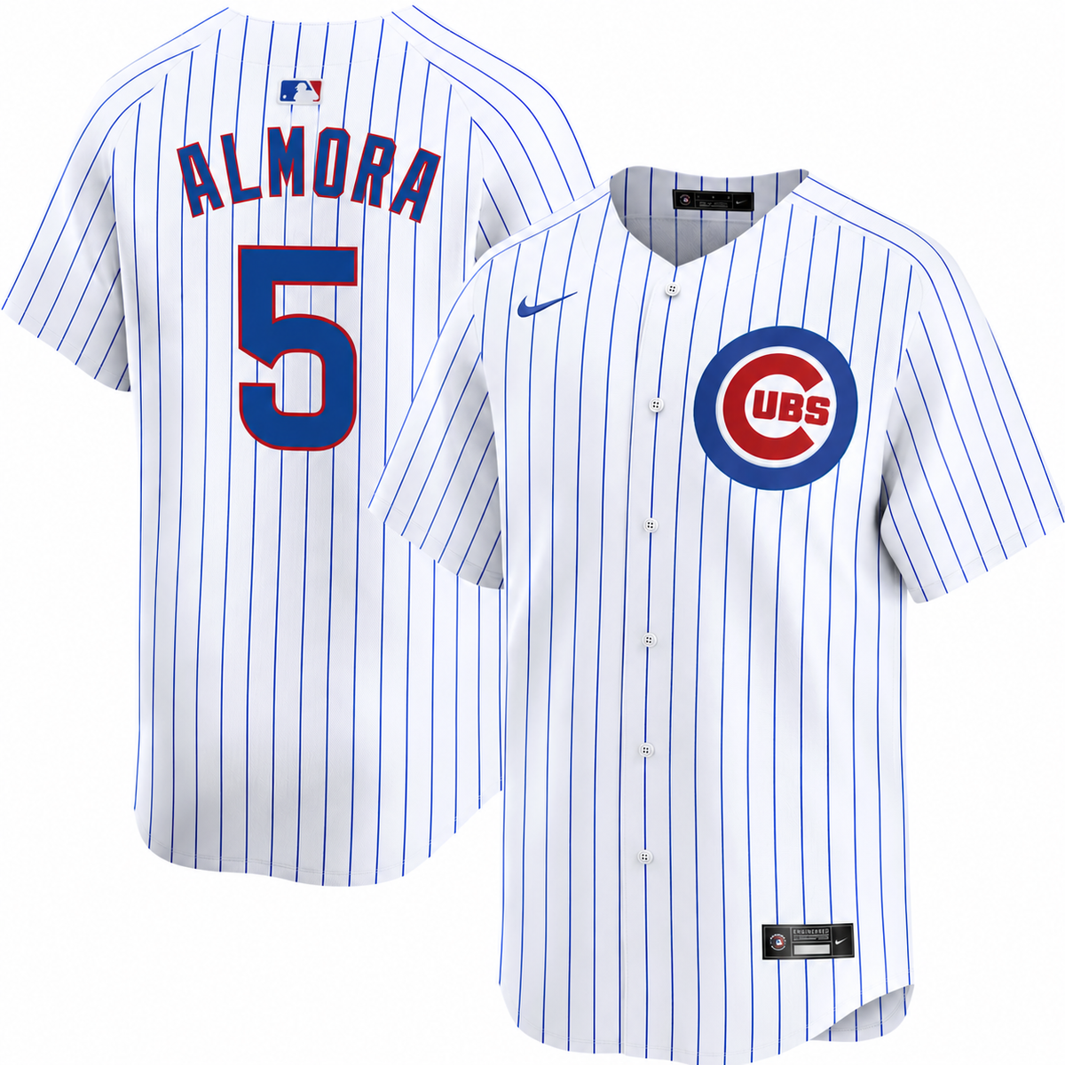 Albert Almora Chicago Cubs Nike Men Replica Home Jersey product image 1, provided for visual reference and product detail