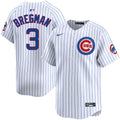 Alex Bregman Chicago Cubs Nike Limited Home Pinstripe Jersey product image 1, provided for visual reference and product
