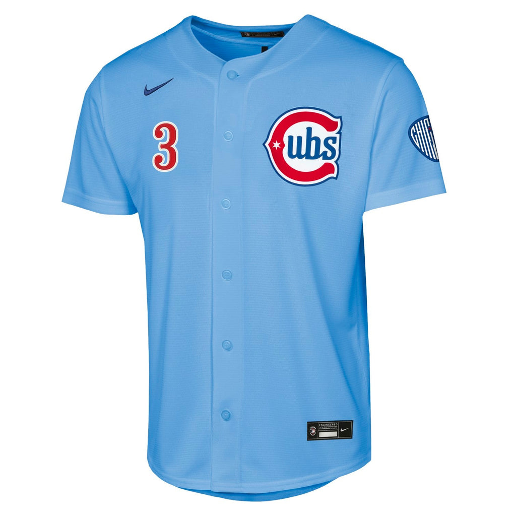 Alex Bregman Chicago Cubs Nike Youth Alt 2 Blues Homerun Jersey product image 3, provided for visual reference and product